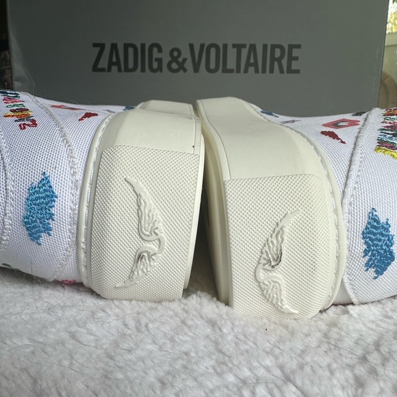 Zadig & Voltare  High Flash Chunky High-Top Sneakers - Picture 4 of 6